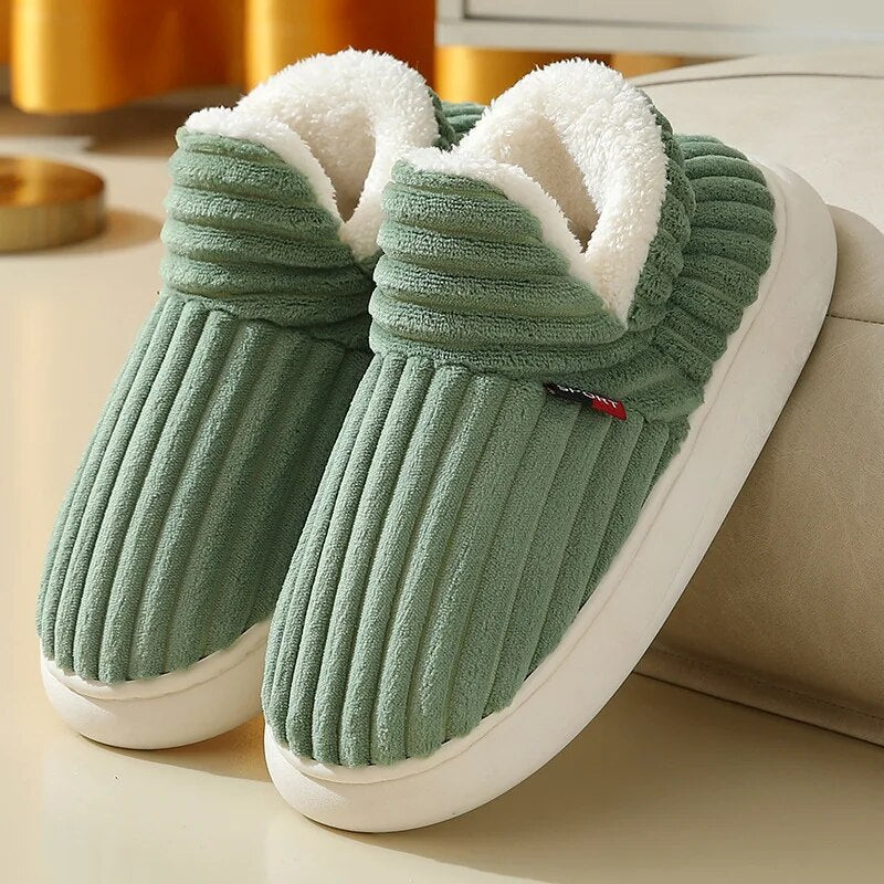 Comfortabele warme winterpantoffels
