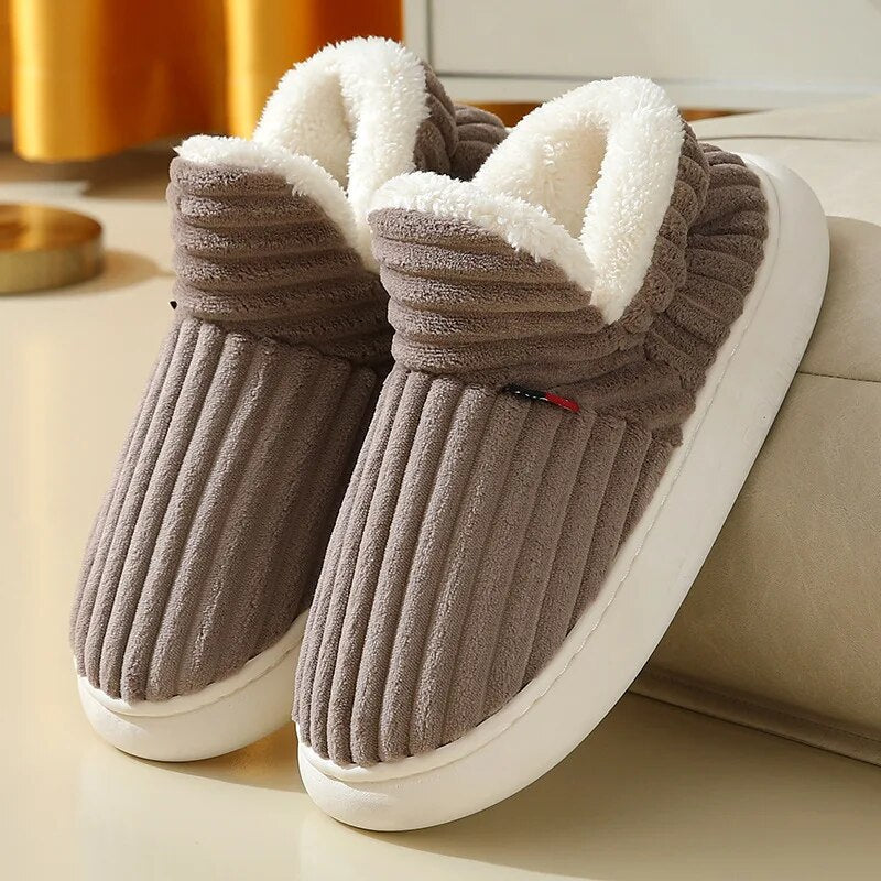 Comfortabele warme winterpantoffels